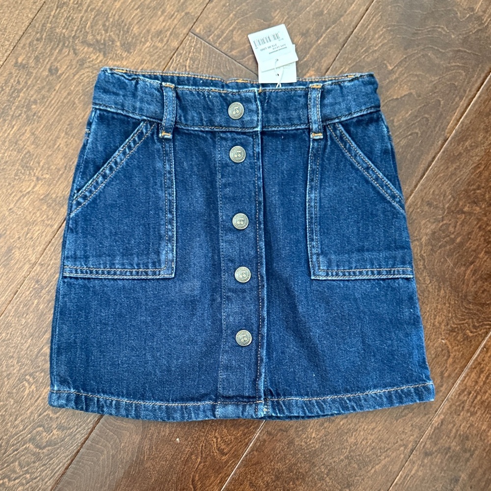 Bonpoint Dark Blue Mini Skirt